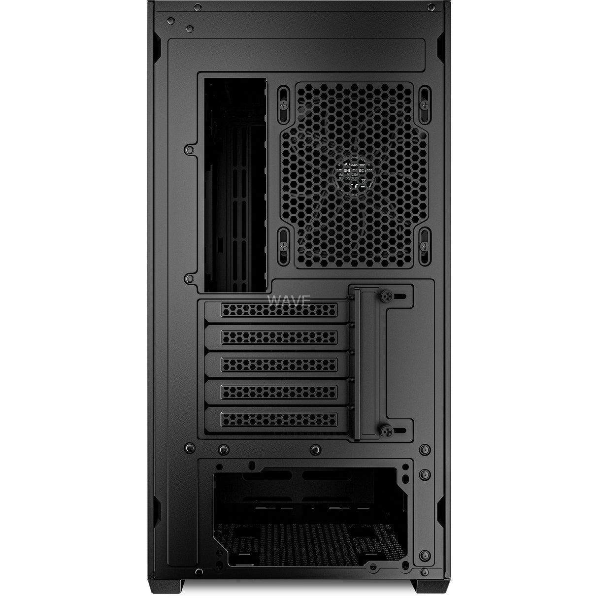 Boîtier mini tour Sharkoon mk4 rgb strip (noir | 2x usb-a | 1x usb-c | rgb)