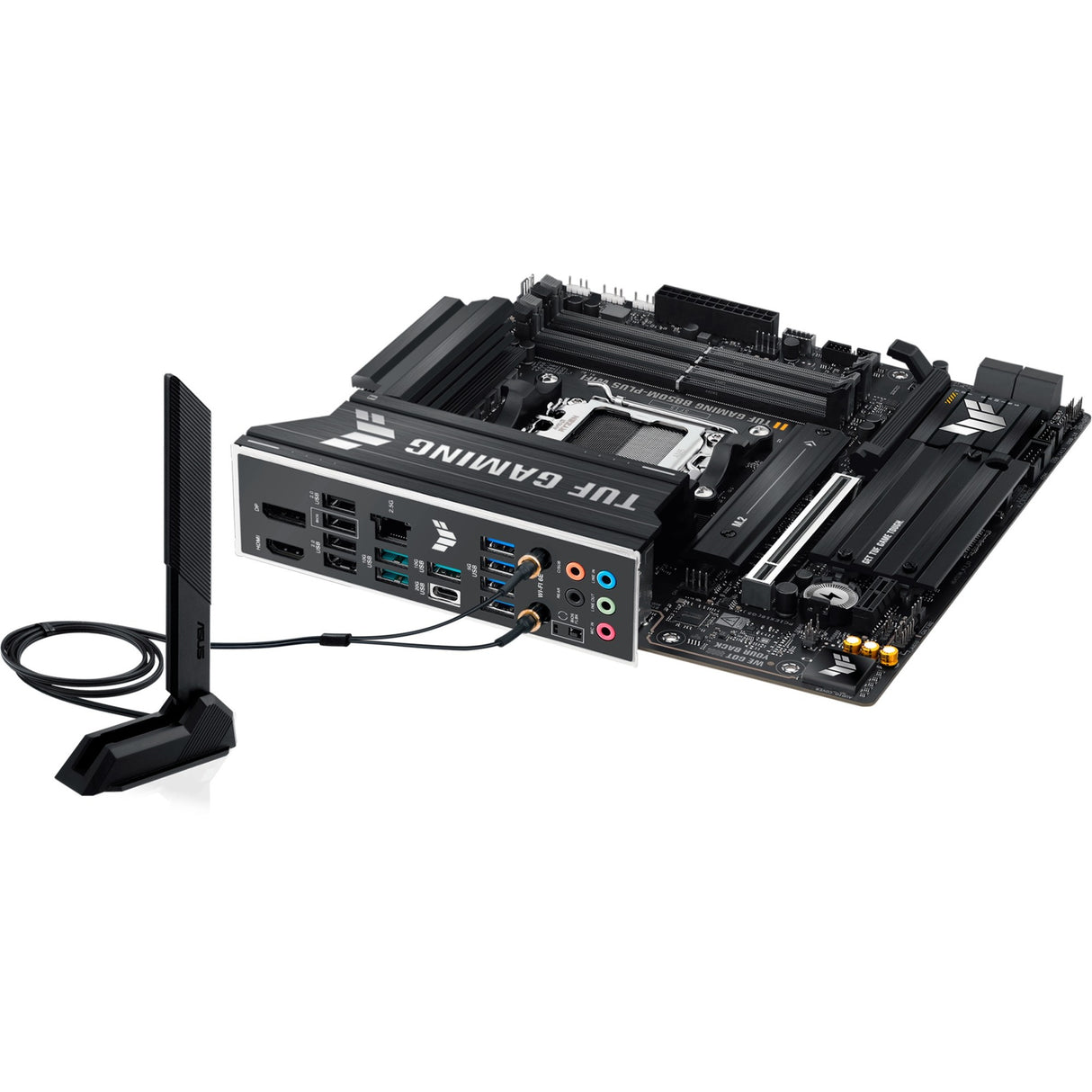 Carte mère Asus Tuf Gaming B850M-Plus Wi-Fi Socket AM5 (2,5 Go-LAN, Wi-Fi 6e, BT, son, µATX)