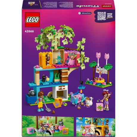 LEGO Friends 42666 Fête d'anniversaire de chat et cabane dans les arbres