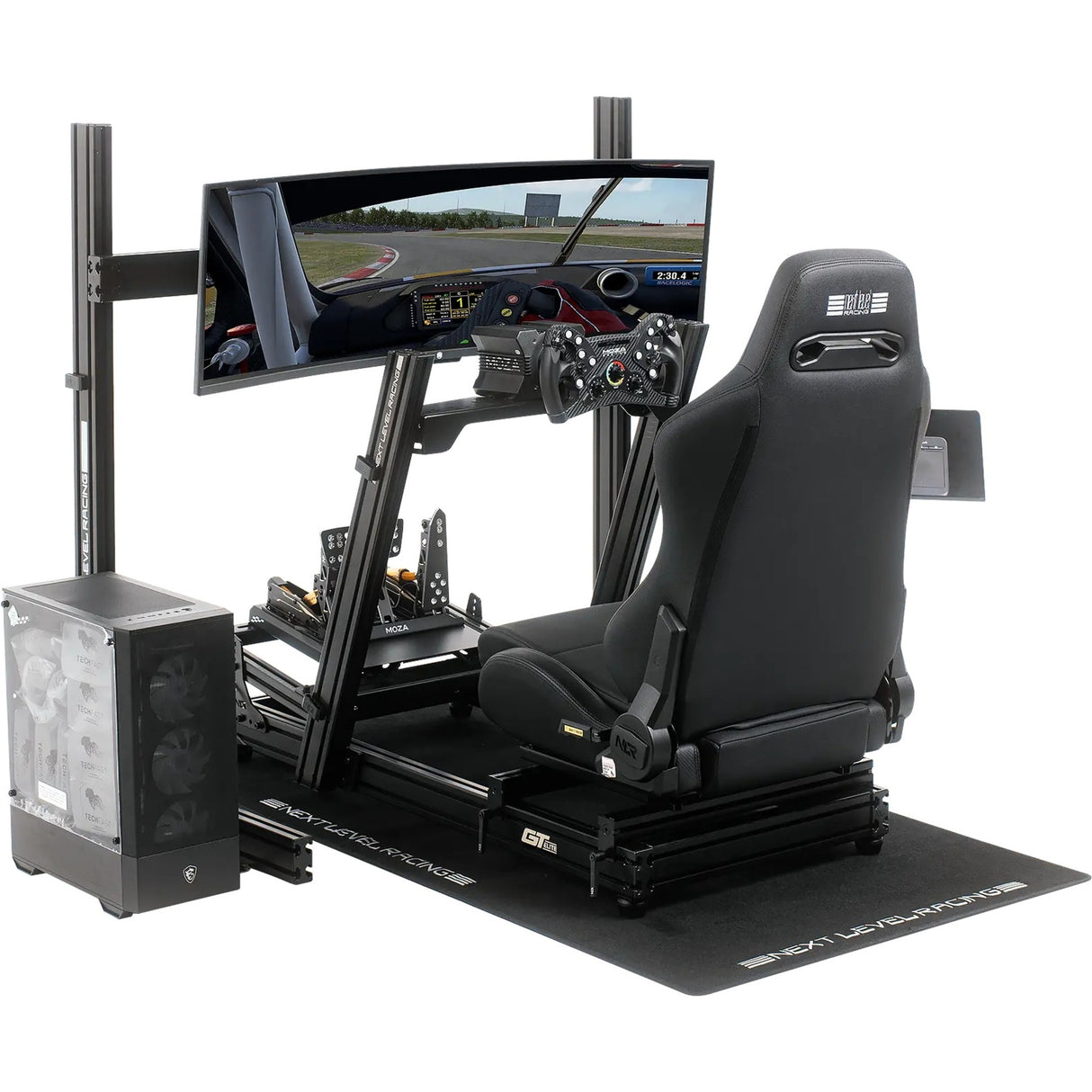 Tapis de protection pour tapis de sol Next Level Racing Premium XL (noir)