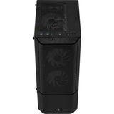 Boîtier tour midi Aerocool quantum mesh v3 (gris noir | 3x USB-A | RVB | fenêtre)