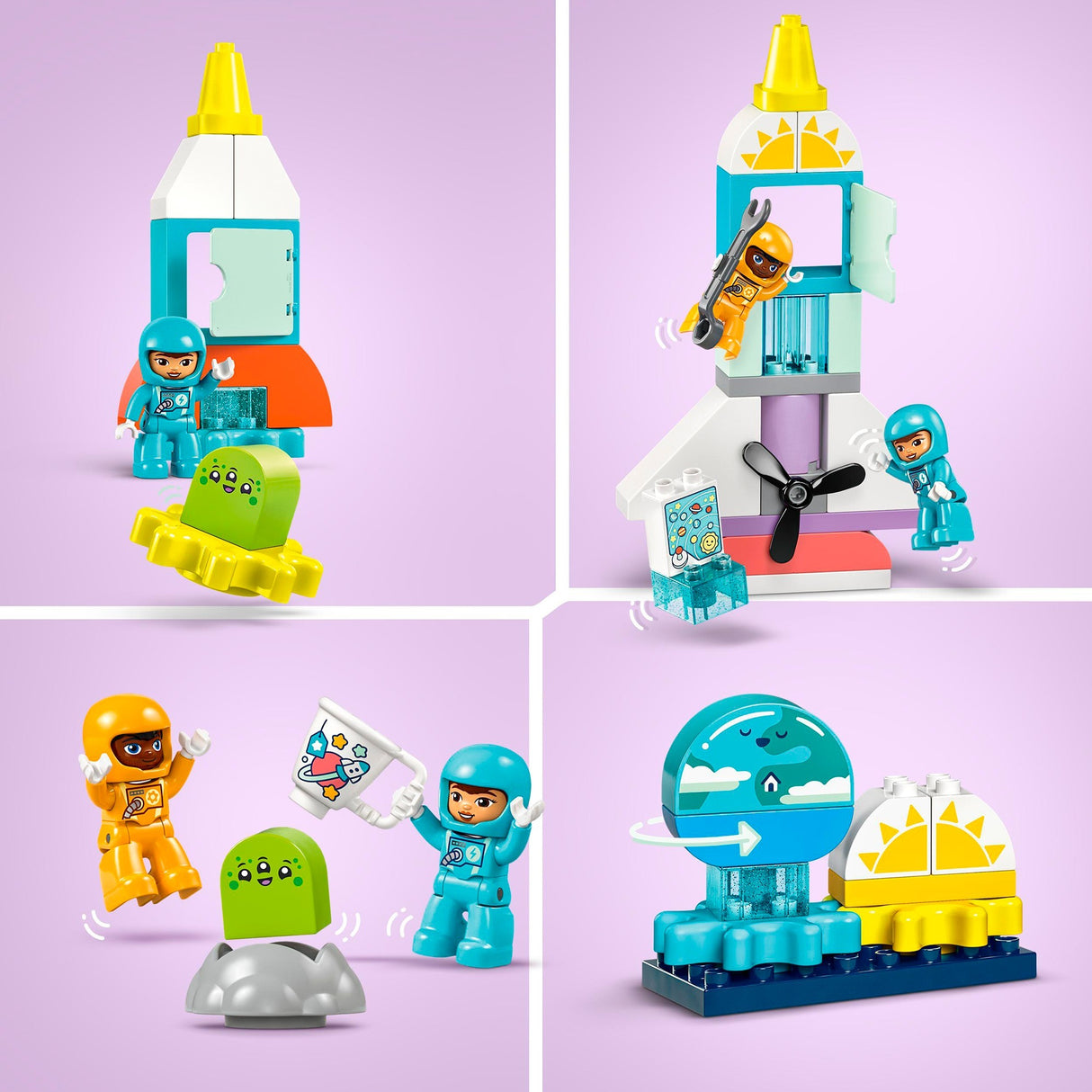Lego Duplo - Jouet de construction 3 en 1 Aventure spatiale (10422)