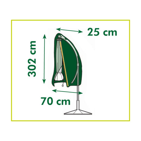 Couverture de meubles de jardin nature pour le parasol debout (grand)
