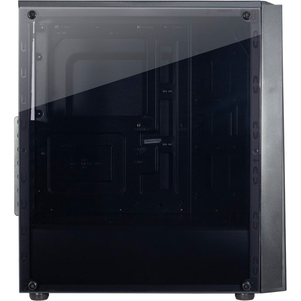 Boîtier tour midi Inter-tech T-11 Televen (noir | 3x USB-A | fenêtre)