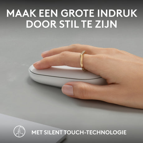 Logitech pebble mouse 2 m350s (blanc)
