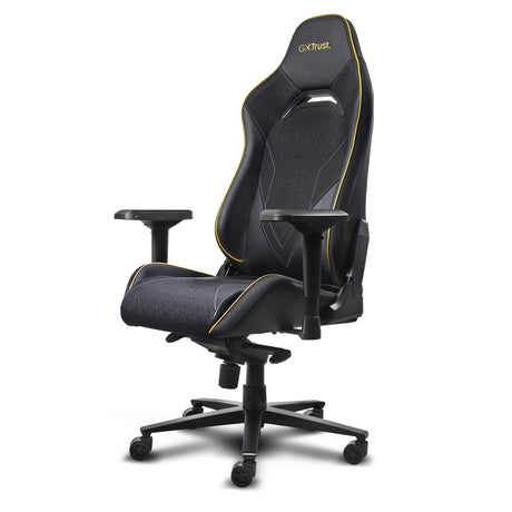 Trust GXT 721 Ruya Pro Premium Chaise de jeu confortable (noir jaune)