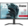 Moniteur de jeu incurvé Iiyama G-Master Red Eagle GCB3280QSU-B2 31,5 (noir, 2x HDMI, port d'affichage, 2x USB-A, USB-B, 180 Hz)