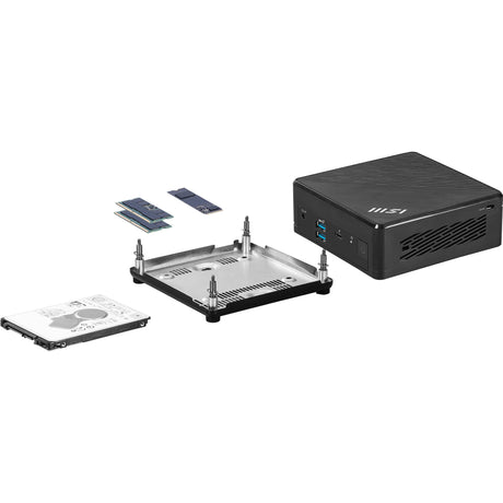 Msi cubi 5 1m-496eu pc-systeem (zwart | cor 5 120u | intel graphics | 16 gb | 512 gb ssd)
