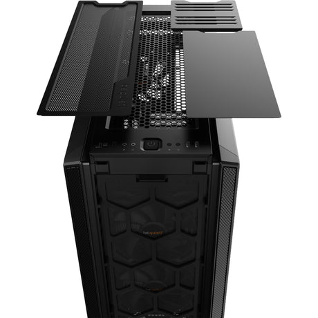 Soyez silencieux! Silent base 802 boîtier tour midi avec fenêtre (noir | 2x USB-A | 1x USB-C | fenêtre)