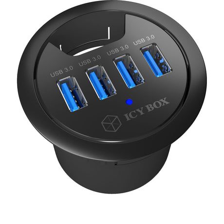 Icy box ib-hub1403 Hub USB (noir, 4x USB 3.0)