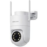 Foscam PD8, caméra de sécurité 4K 8MP double bande WiFi 6 PT (blanc)