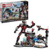 Lego super heros 76314 scène d'action de la guerre civile de Captain America