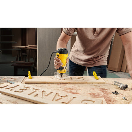Fraiseuse de chant Stanley 550w (jaune noir)