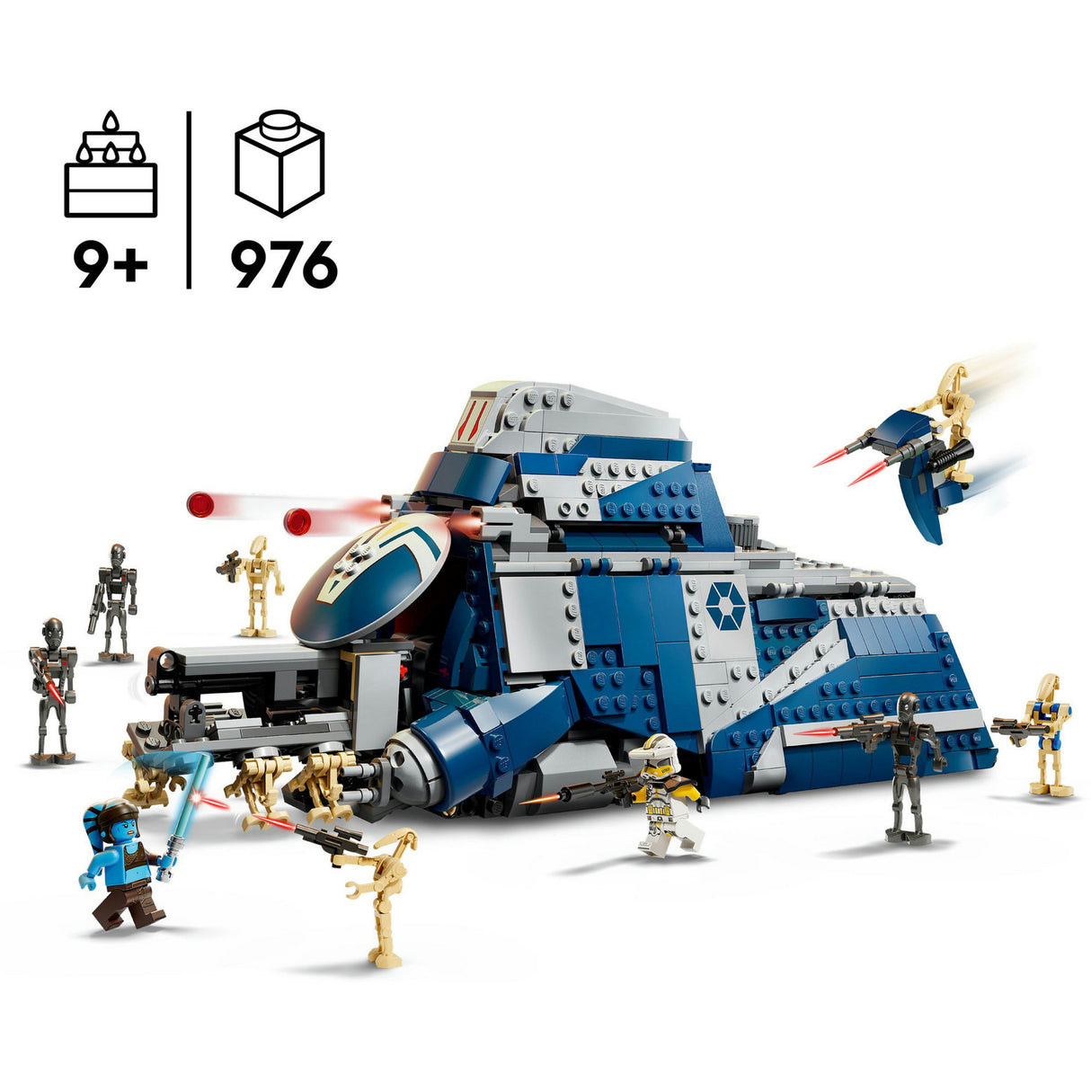 Lego star wars 75435 Bataille de Felucia séparatiste mont