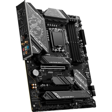 Carte mère MSI Z790 Gaming Plus Wi-Fi Socket 1700 (gris noir, RAID, 2,5 Go-LAN, Wi-Fi 6e, BT, Sound, ATX)