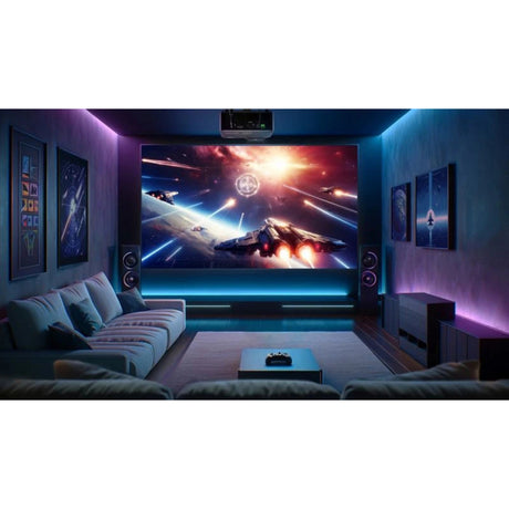Viewsonic LX700-4KE Projecteur de cinéma maison laser RVB 4K HDR (noir, 5 200 lumens laser RVB)