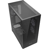 Boîtier tour midi Sharkoon sk6 argb (noir | 2x usb-a | rgb | verre trempé)
