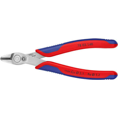 Knipex super-knips 78 03 140 pince à imprimer pour l'électronique et la mécanique de précision 144 mm
