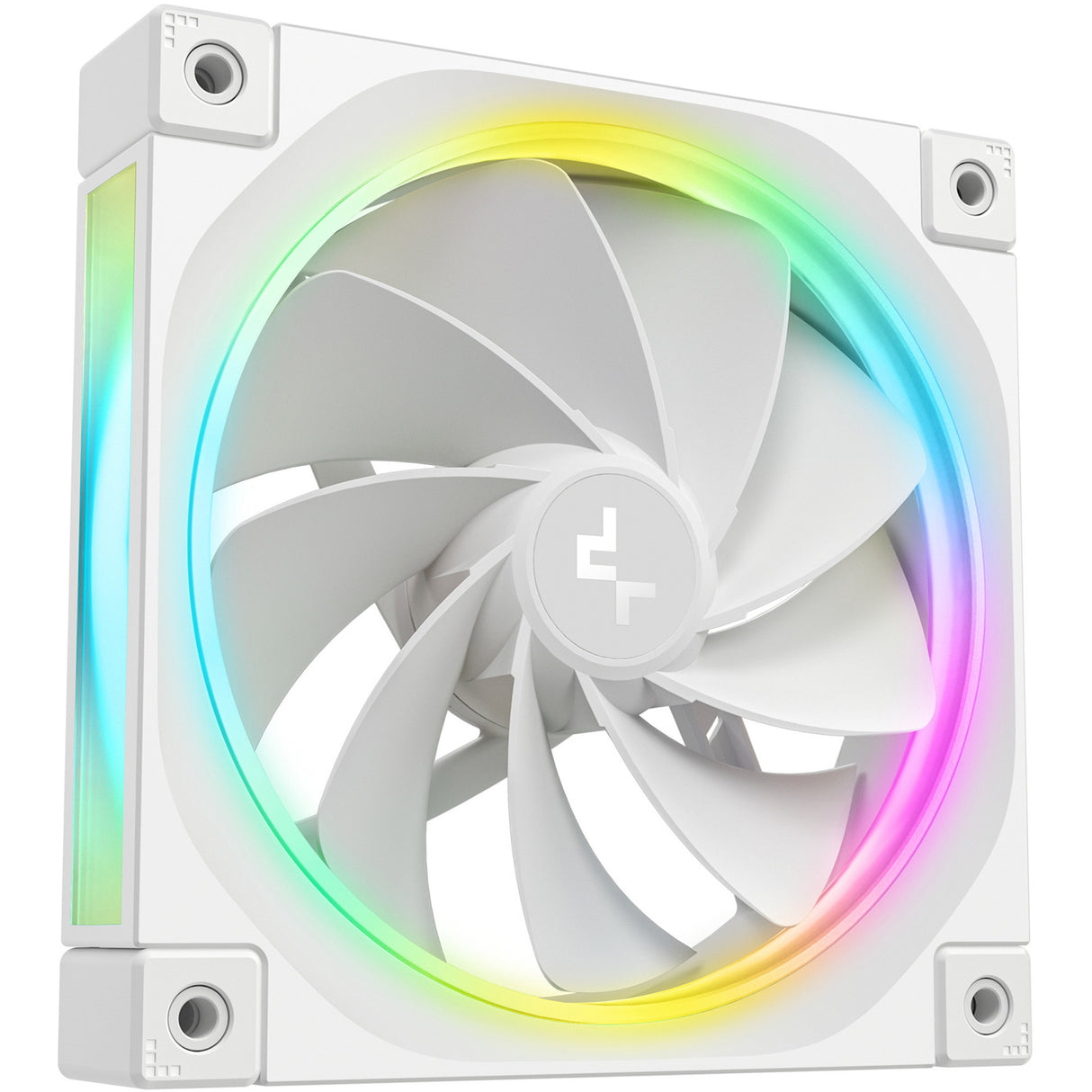 Ventilateur de boîtier Deepcool fl12r rgb (blanc, 120 x 120 x 25 mm, pwm)