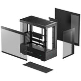 Boîtier tour midi numérique Deepcool ch690 (noir | 2x USB-A | 1x USB-C | verre trempé)