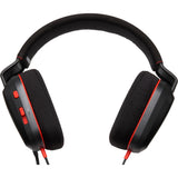 Casque stéréo filaire Powera pour casque de jeu supra-auriculaire Nintendo Switch 2 (noir rouge, Nintendo Switch 2, Nintendo Switch – modèle OLED, Nintendo Switch, Nintendo Switch Lite)