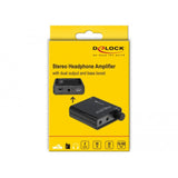 Delock amplificateur casque stéréo portable (noir)