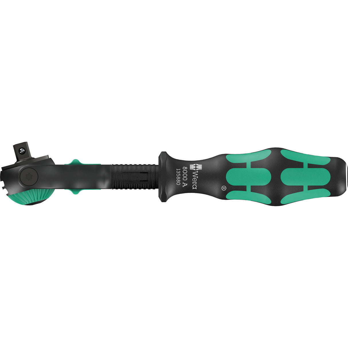 Wera 8000, un cliquet rapide zyklop édition noire avec 1 4 entraînements (noir vert)