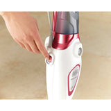 Balai vapeur Black+decker bds1616r 1600w avec 2 chiffons vapeur nettoyeur vapeur (blanc rouge)