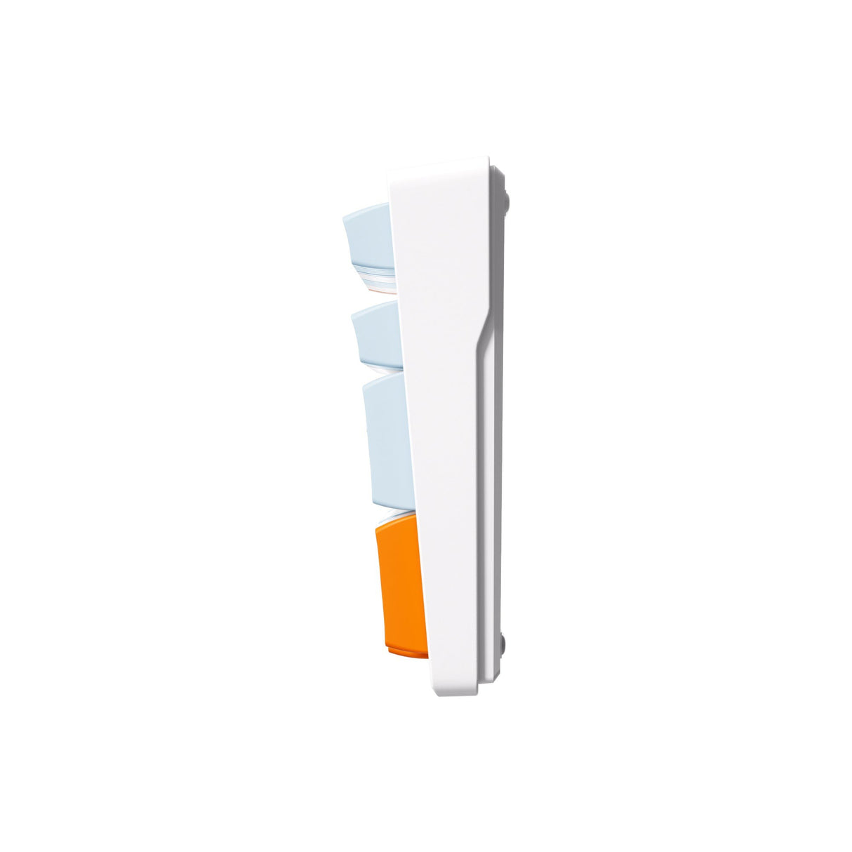 Mchose G98 Pro Orange Blue Snow Tiger Clavier de jeu mécanique RVB personnalisé tri-mode sans fil (bleu, disposition américaine (Qwerty), TTC Snow Tiger, RVB, échange à chaud, PBT double prise, sans fil | Bluetooth | USB-C)