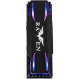 Dissipateur thermique Silverstone TP03-ARGB (noir, adapté au SSD m.2 2280)