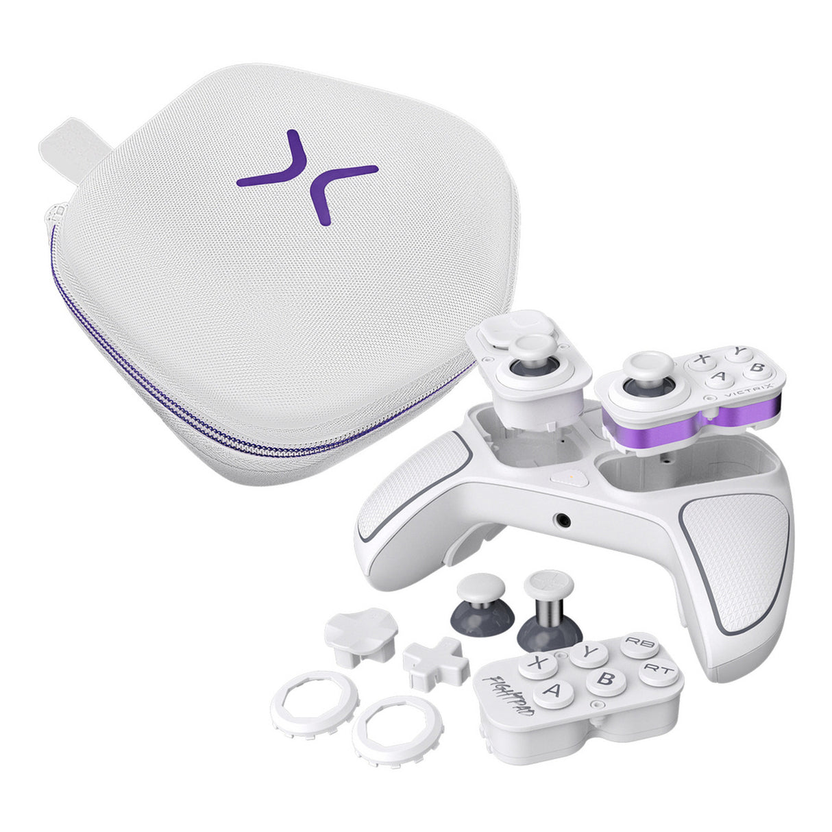 Turtle Beach Victrix Pro BFG Reloaded Manette modulaire sans fil (Blanc, Xbox One, Xbox Series X|S, PC)