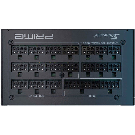 Seasonic Prime PX-1600 Alimentation modulaire 1600 watts (noir, 2x 12VHPWR, 8x PCIe)