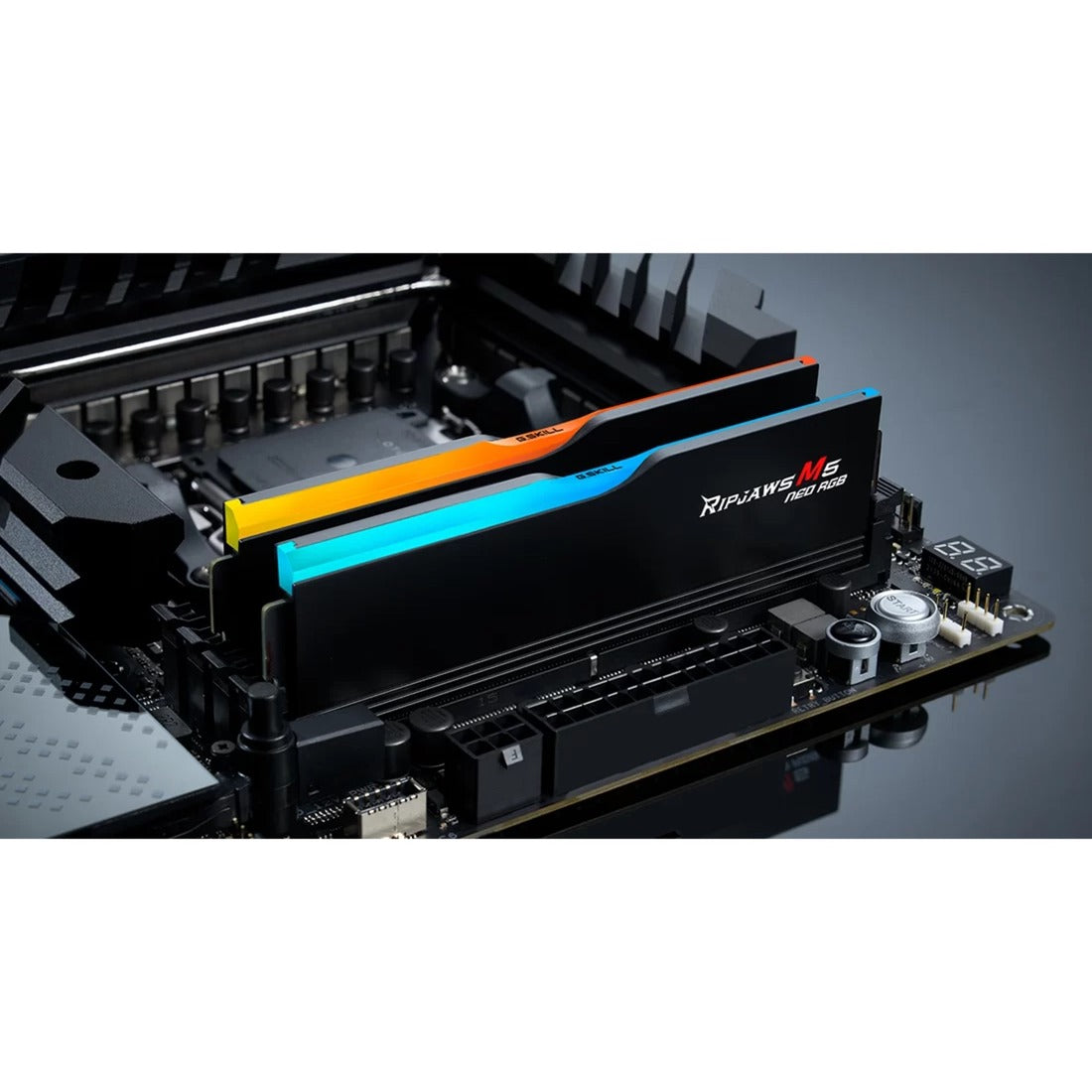 Kit RAM G.skill 64 Go DDR5-6000 (2x 32 Go) (noir, Ripjaws M5 Neo, AMD Expo)