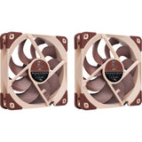 Noctua nf-a12x25 g2 pwm sx2-pp ventilateurs de boîtier (marron, 2 pièces, 120 x 120 x 25 mm)