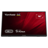Viewsonic VA1650 moniteur portable léger 16 (noir, 1x HDMI, USB-C)