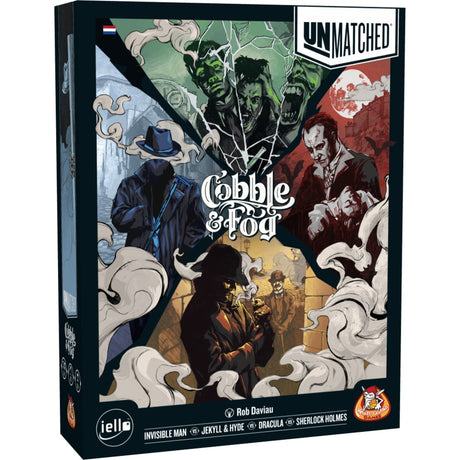 Jeux de gobelins blancs inégalés : jeu de société Cobble Fog (néerlandais, 2 à 4 joueurs, 20 minutes, à partir de 10 ans)