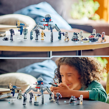 Pack de combat Lego Star Wars Clone Trooper™ Battle Droid™ - 75372