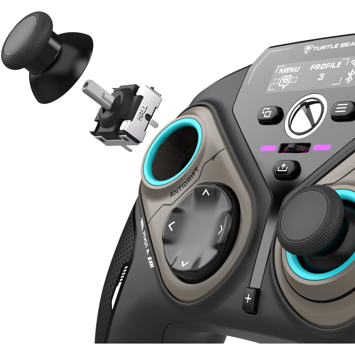 Contrôleur intelligent sans fil Turtle Beach Stealth Pivot (noir, Bluetooth USB 2,4 GHz, PC, Xbox, Android)