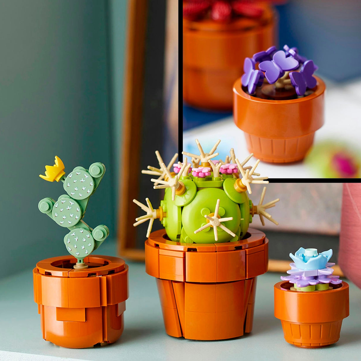 Icônes LEGO 10329 Mini plantes