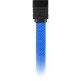 Câble à manchon Sharkoon sata iii (bleu, 0,3 mètres)