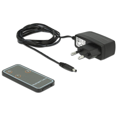 Delock commutateur displayport 2x 2 entrées displayport vers 1x 2 sorties displayport (noir)