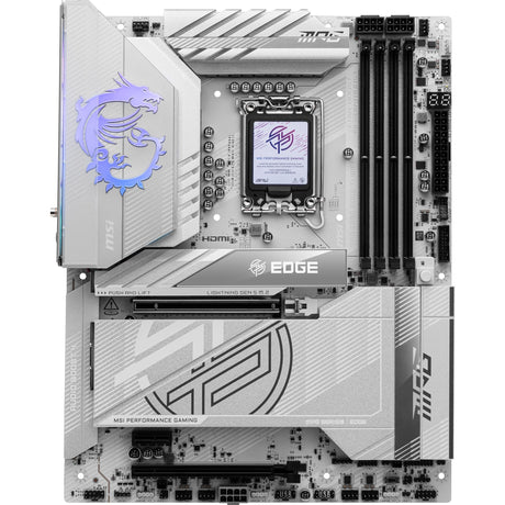 Carte mère MSI MPG Z890 Edge Ti WiFi Socket 1851 (RAID, 5 Go-LAN, WLAN, BT, Son, ATX)