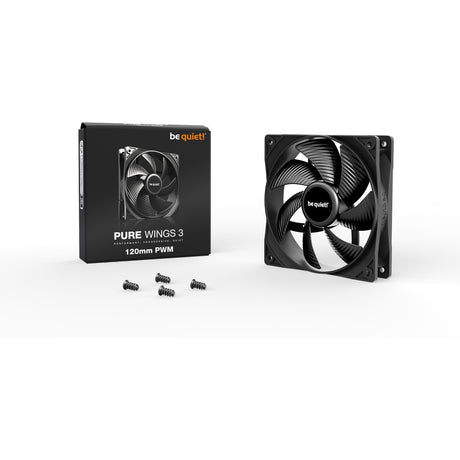 Soyez silencieux! ailes pures 3 | ventilateur de boîtier PWM de 120 mm