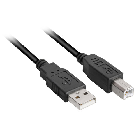 Câble Sharkoon USB-A 2.0 > USB-B (noir, 5 mètres)