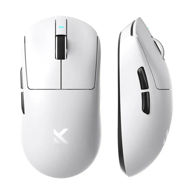 Souris de jeu ultra sans fil Mchose a7 (blanche, jusqu'à 26 000 dpi, Bluetooth USB-C 2,4 GHz)
