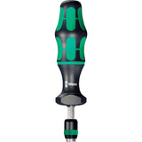 Wera 7440 41 42 Jeu de tournevis dynamométriques Kraftform 0,3-6,0 nm (noir vert, 27 pièces, avec mandrin sans clé Rapidaptor)