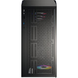 Boîtier tour midi Montech x5 (noir | 2x USB-A | 1x USB-C | verre trempé)