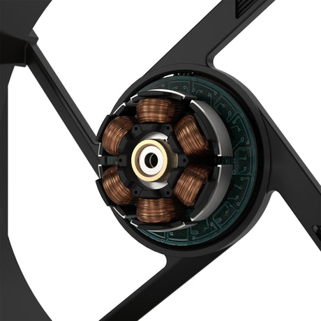 Ventilateur Asus proart pf120 - pack triple de ventilateurs de boîtier (noir, 3 pièces, 120 x 120 x 28 mm, 3 pièces)