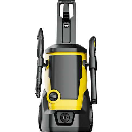 Nettoyeur haute pression domestique Kärcher k 7 wcm premium (jaune noir, avec nettoyeur haute pression, enrouleur de tuyau et nettoyant de surface)