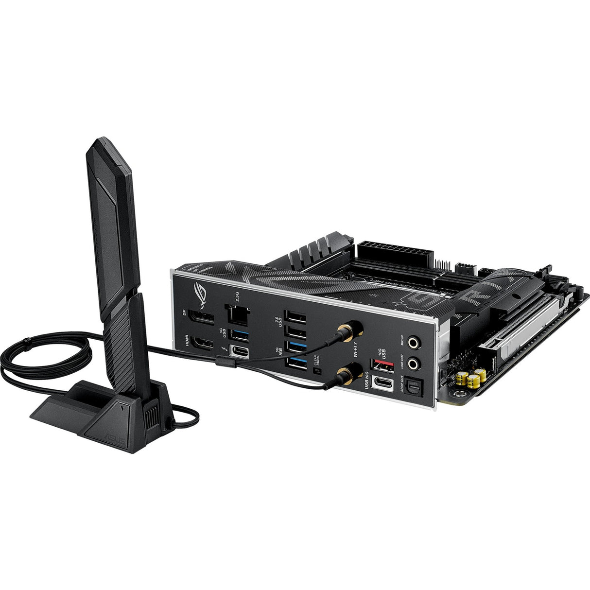 Carte mère Asus ROG Strix B860-I Gaming WiFi Socket 1851 (RAID, 2,5 Go-LAN, WiFi 7, BT, Son, Mini-ITX)